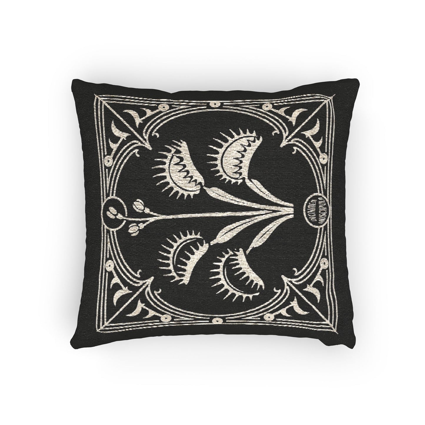 C-18 carnivorous plant Woven Pillow