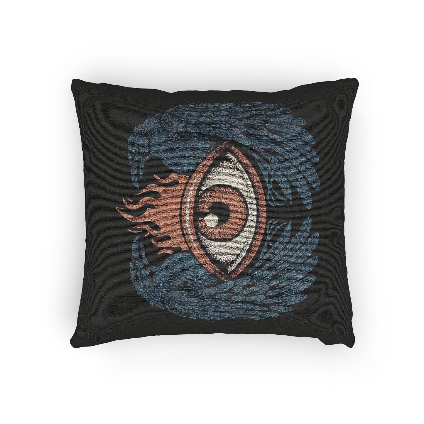 C-9 Eye Raven Woven Pillow