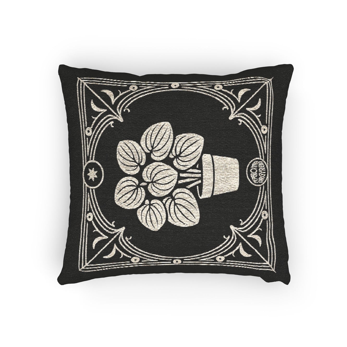 C-21 Peperomia Woven Pillow