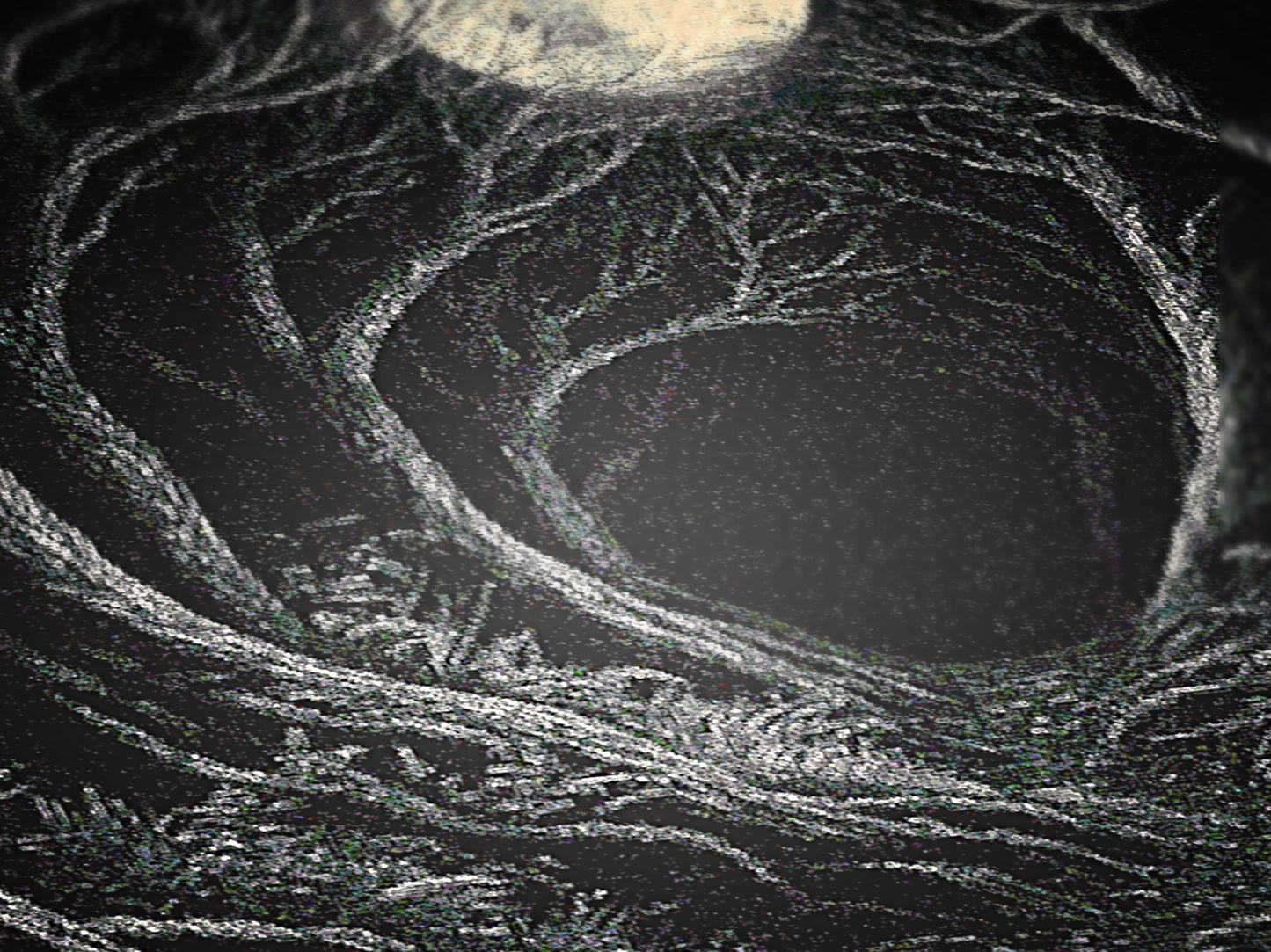 Moonlit Forest Woven Blanket - Cozy Throw for Home Decor, Gift for Nature Lovers, Perfect for Camping, Cozy Nights, and Housewarming