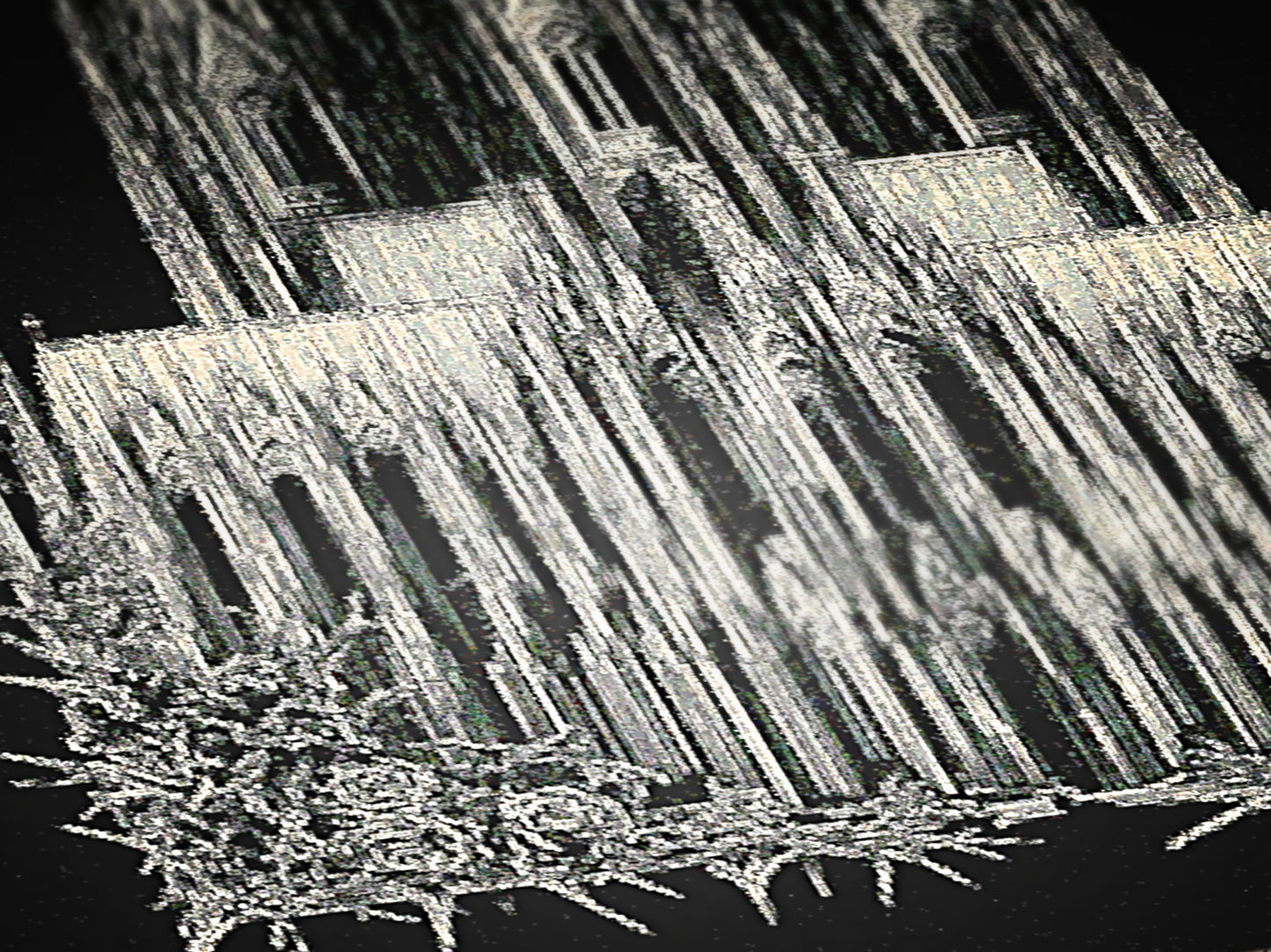 Gothic Cathedral Woven Blanket, Large Wall Tapestry, Wall Decor Over The Bed, Gift for Her, Bedspread Throw Blanket for Cozy Nights