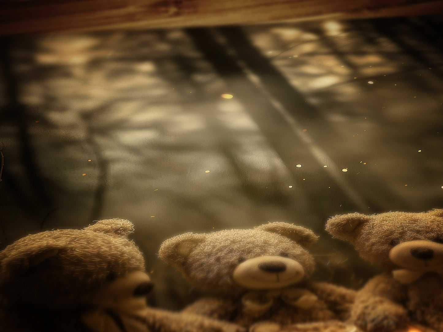 The Teddy's Picnic Teddy Bear Poster