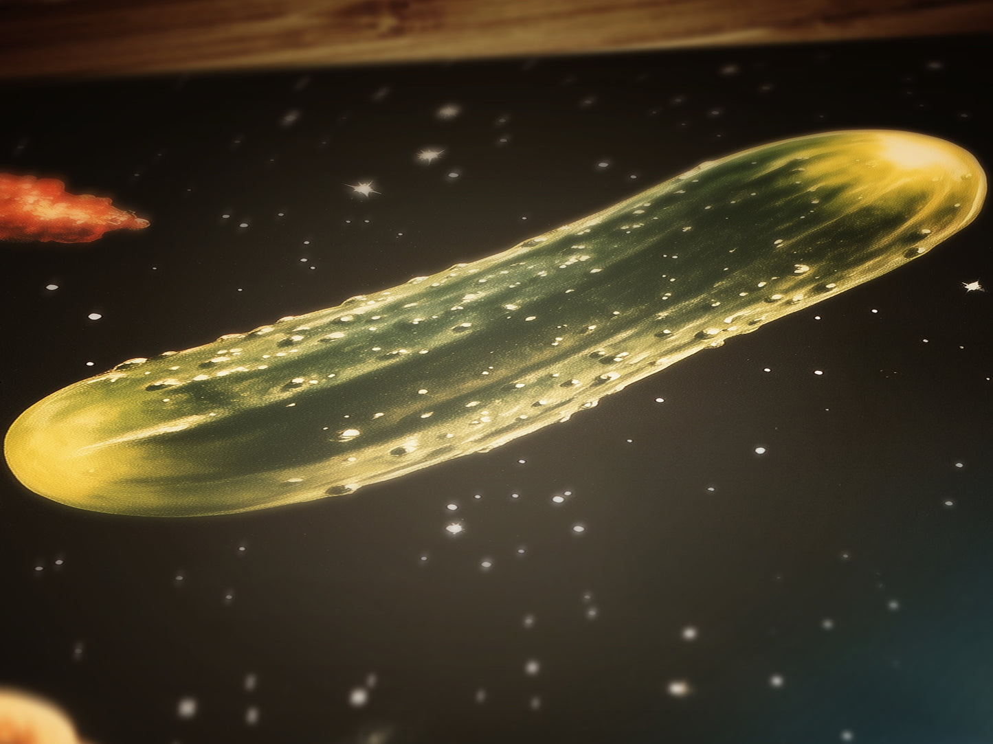 Quirky Pickle Poster