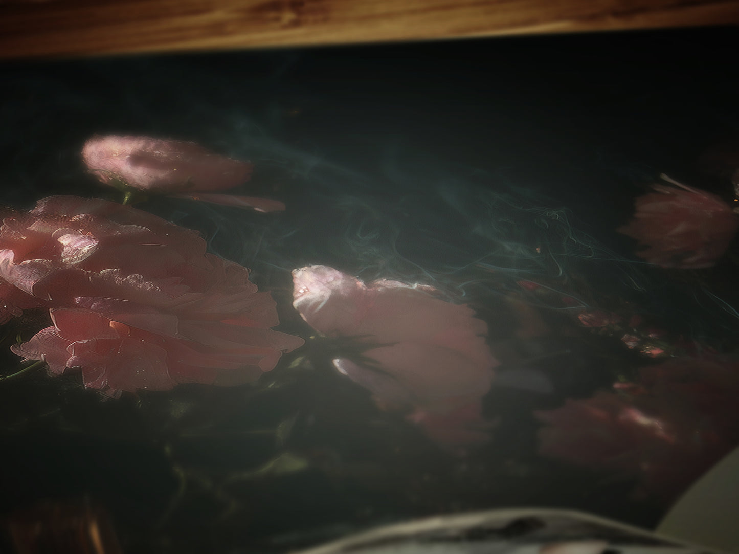 Dark Academia Witchy Open Grimoire Book Art Print, Vintage Floral Wall Decor, Roses Poster, Witchy Aesthetic, Gothic Whimsigoth Decor