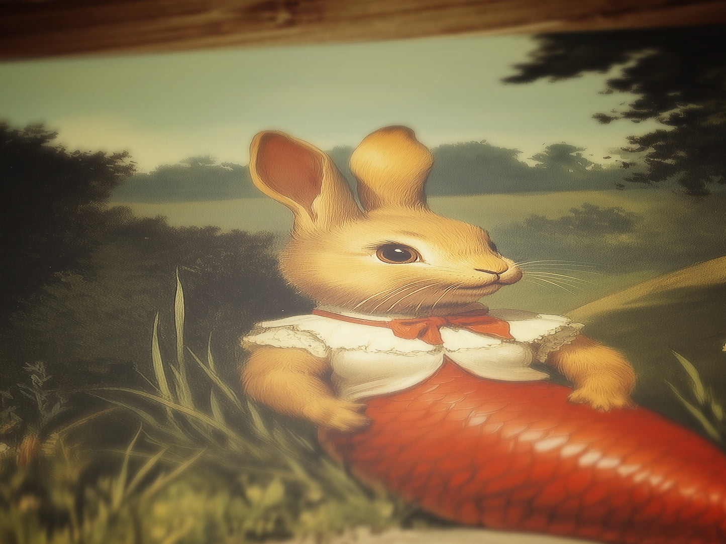Bunny Mermaid Wall Art