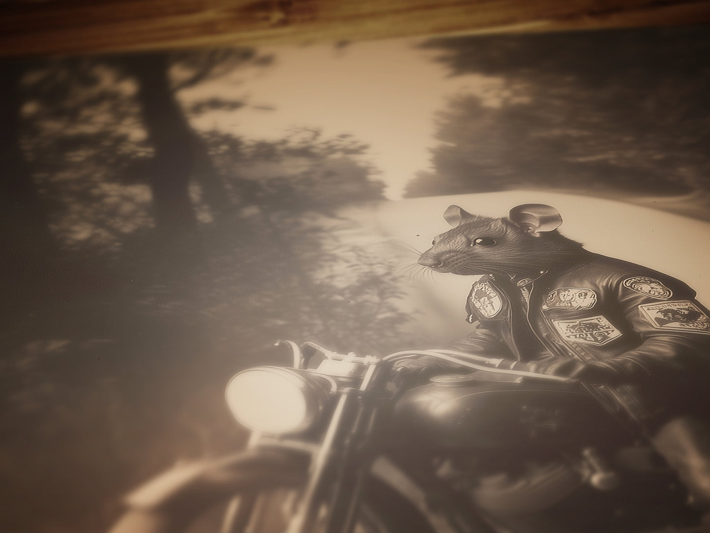 Jax Cheddar Teller, Rat Biker, Sons Of Anarchy Members, Vintage Victorian Gothic photograph, Rat Art, Dark Academia Decor