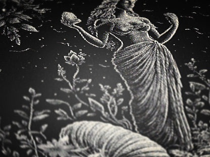 Aphrodite Blanket, Greek Mythology Goddess of Love and Beauty, Large Wall Tapestry, Dark Romance, Throw Blanket Couch, Whimsigoth Decor