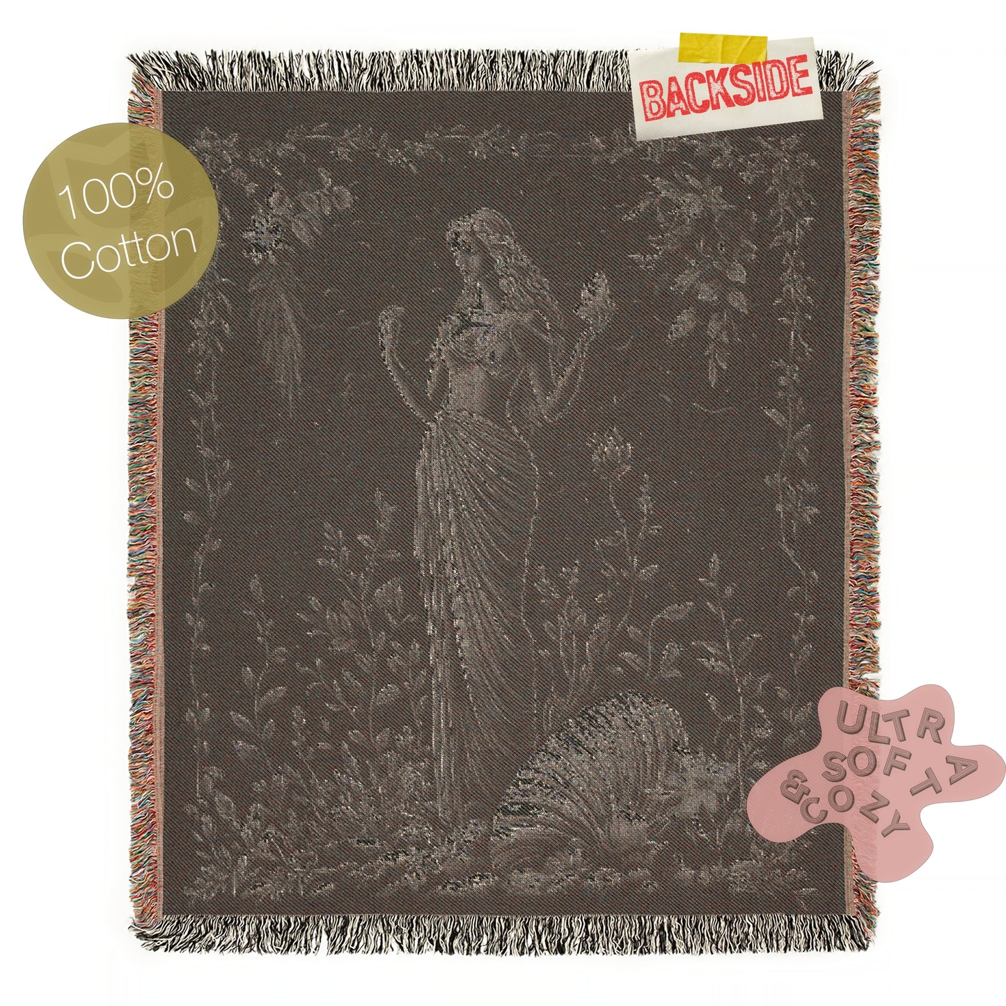 Aphrodite Blanket, Greek Mythology Goddess of Love and Beauty, Large Wall Tapestry, Dark Romance, Throw Blanket Couch, Whimsigoth Decor