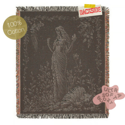 Aphrodite Blanket, Greek Mythology Goddess of Love and Beauty, Large Wall Tapestry, Dark Romance, Throw Blanket Couch, Whimsigoth Decor
