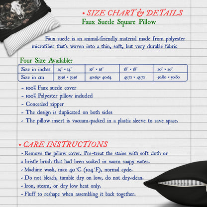 C-2 Botanical Ram Skull Woven Pillow