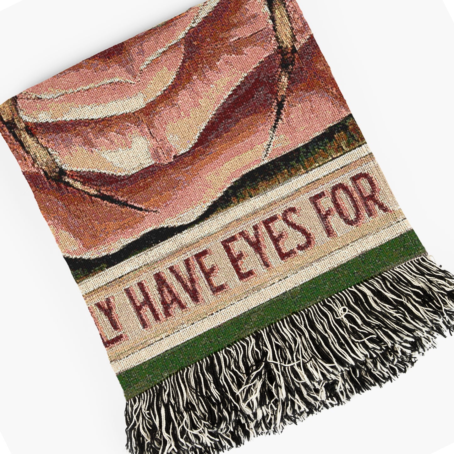 I Only Have Eyes For You, Creepy Cute Victorian Gothy Spider On A Rose Blanket, Vintage Spooky Dark Cottagecore Jacquard Throw Tapestry