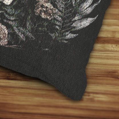 C-2 Botanical Ram Skull Woven Pillow