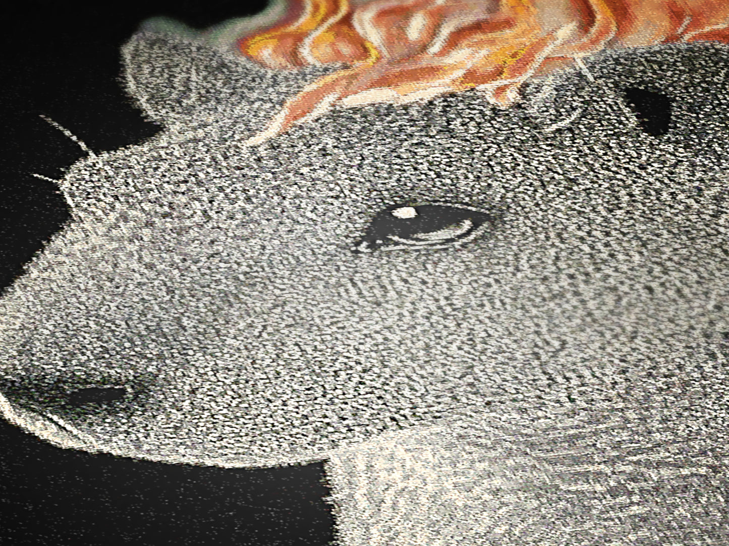 This is Fine, Capybara On Fire, Funny Tapestry, Woven Wall Art, Surreal Cozy Dark Humour Woven Large Tapestry, Meme Throw Blanket