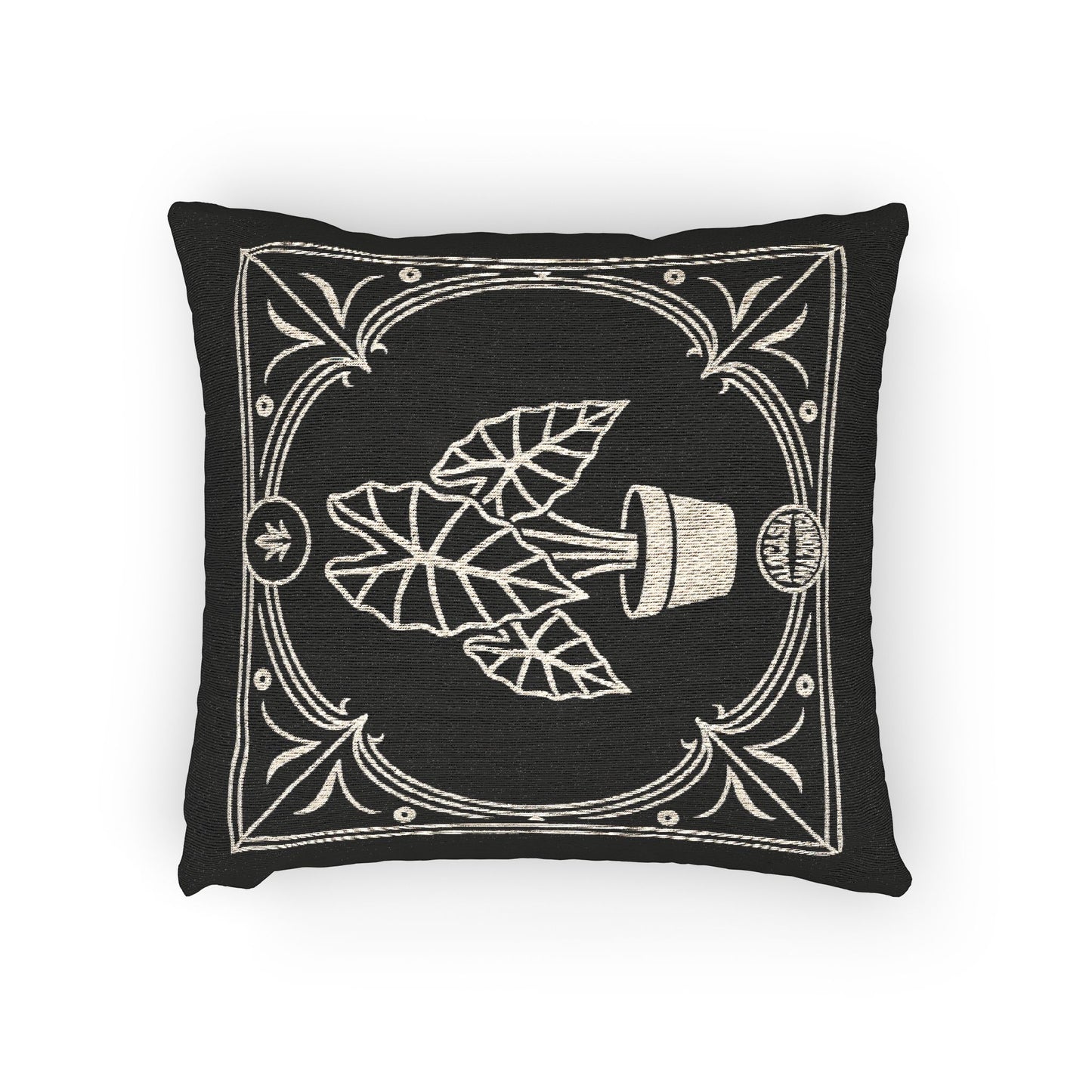 C-26 Alocasia Amazonica Woven Pillow
