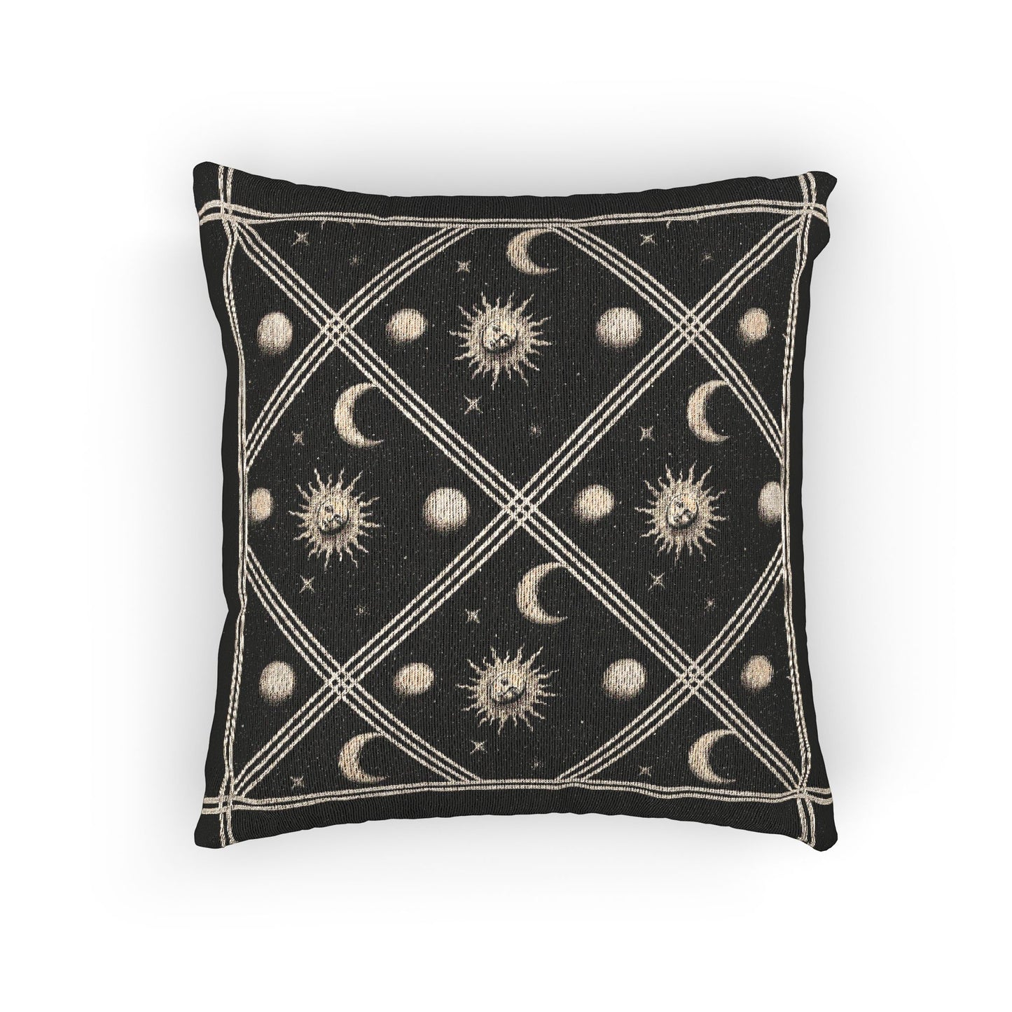 C-32 Celestial Pattern Woven Pillow