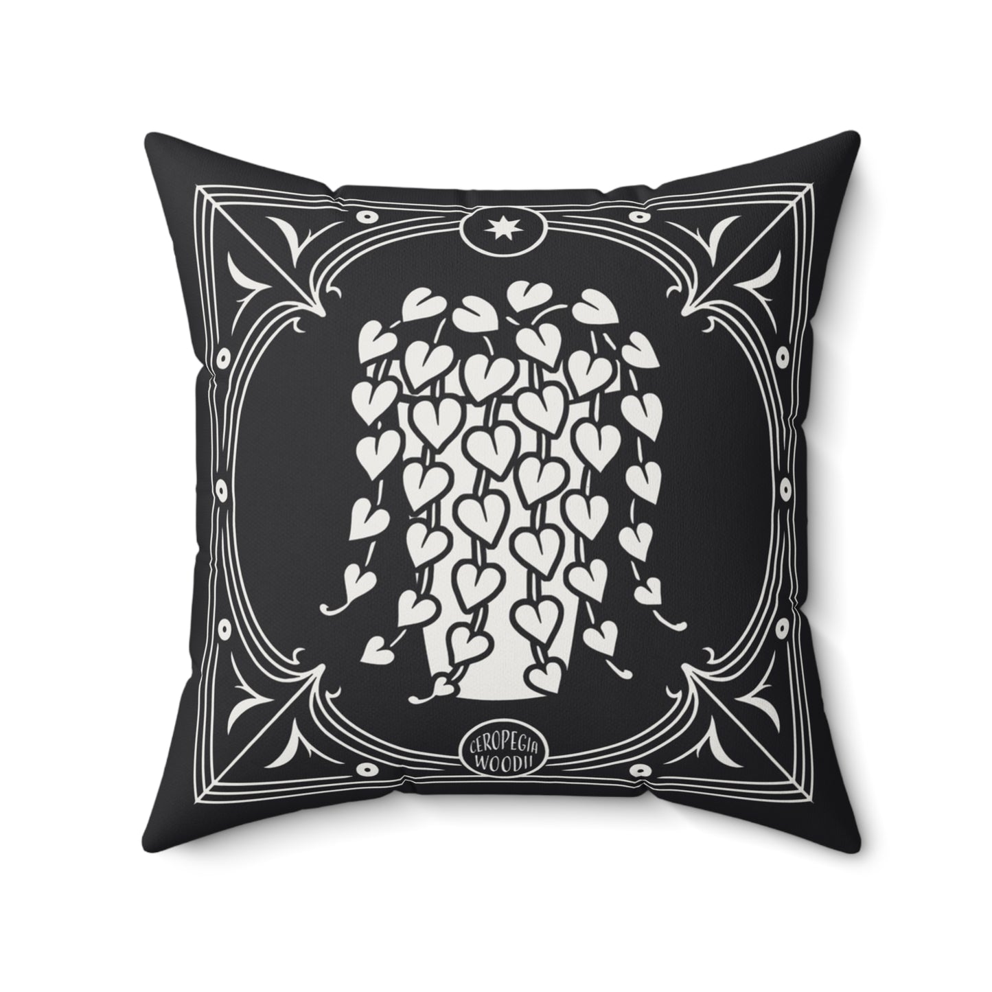 C-23 String Of Hearts Faux Suede