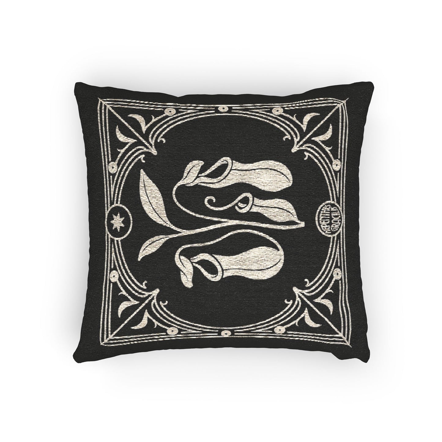C-19 pitcher plant Woven Pillow