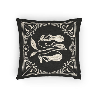 C-19 pitcher plant Woven Pillow
