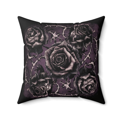 C-6 Roses & Spines Faux Suede