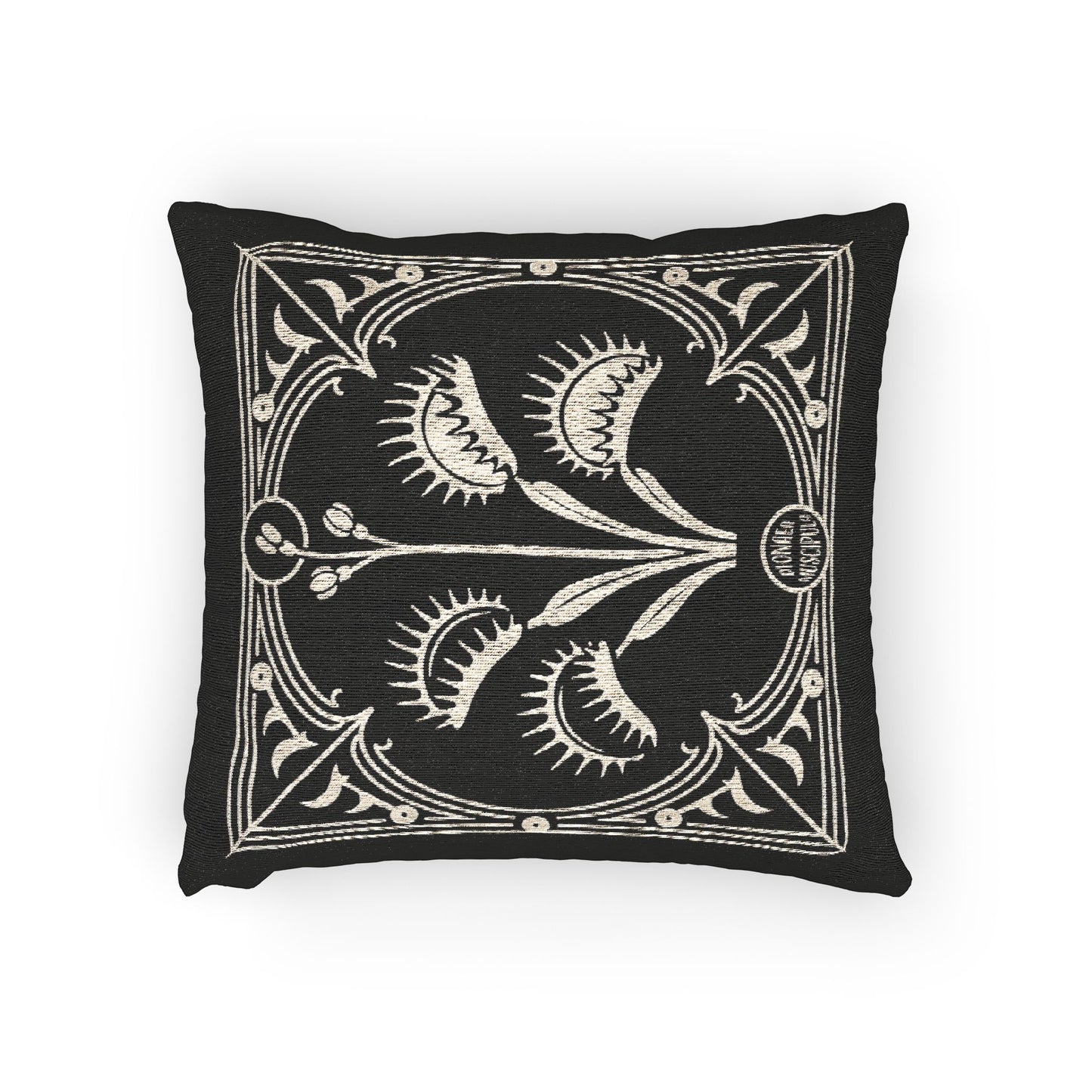 C-18 carnivorous plant Woven Pillow