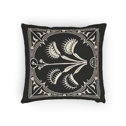 C-18 carnivorous plant Woven Pillow