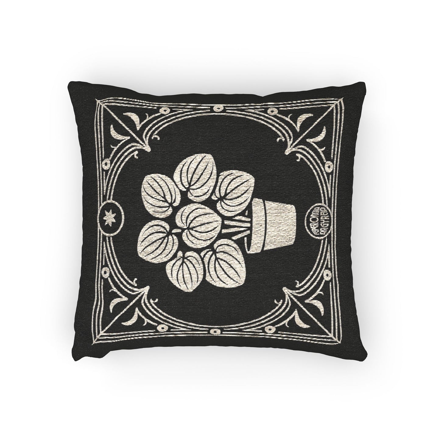 C-21 Peperomia Woven Pillow