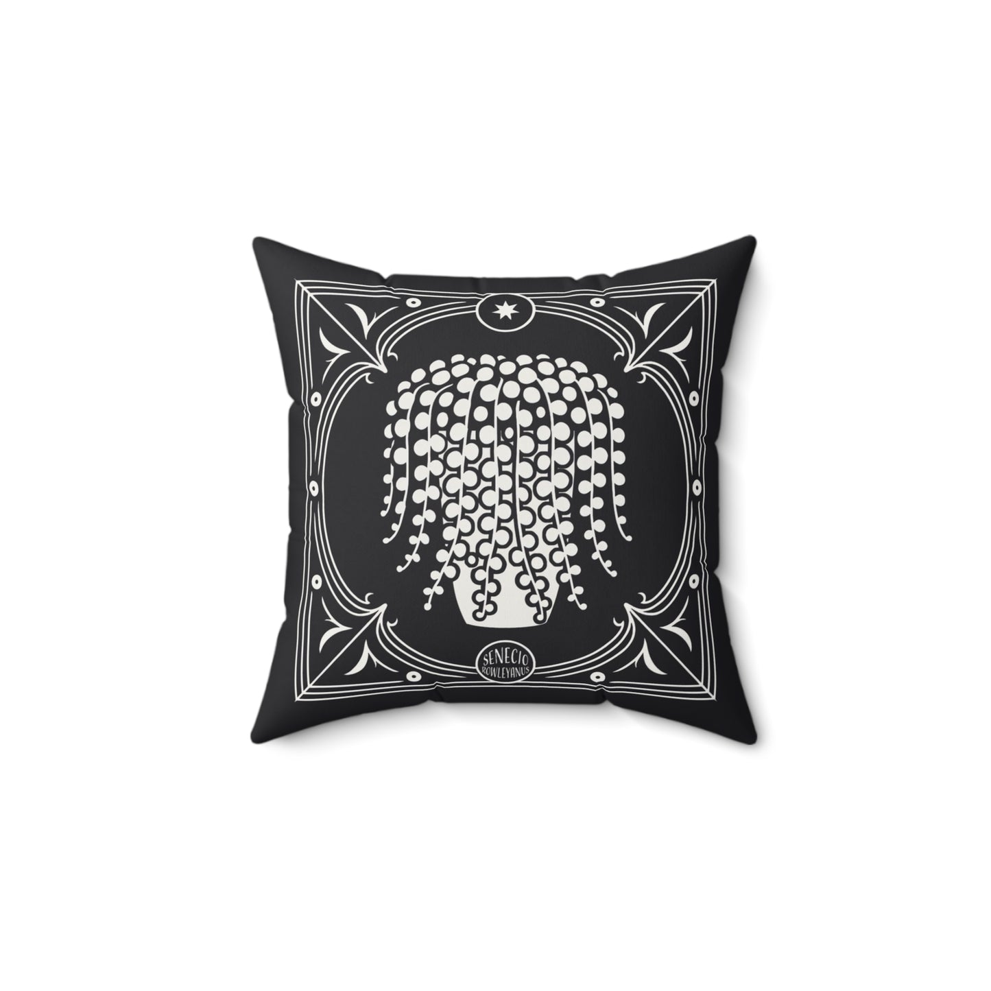 C-24 String Of Pearls Faux Suede