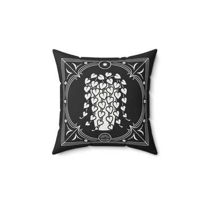 C-23 String Of Hearts Faux Suede