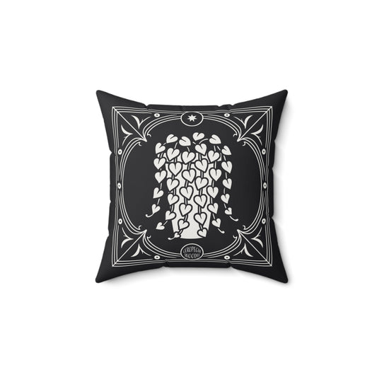 C-23 String Of Hearts Faux Suede