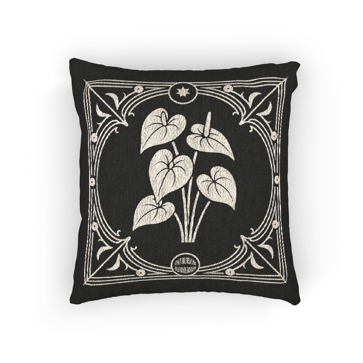 C-20 anthurium plant Woven Pillow