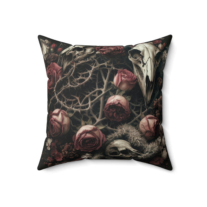 C-8 Roses & Bones Faux Suede