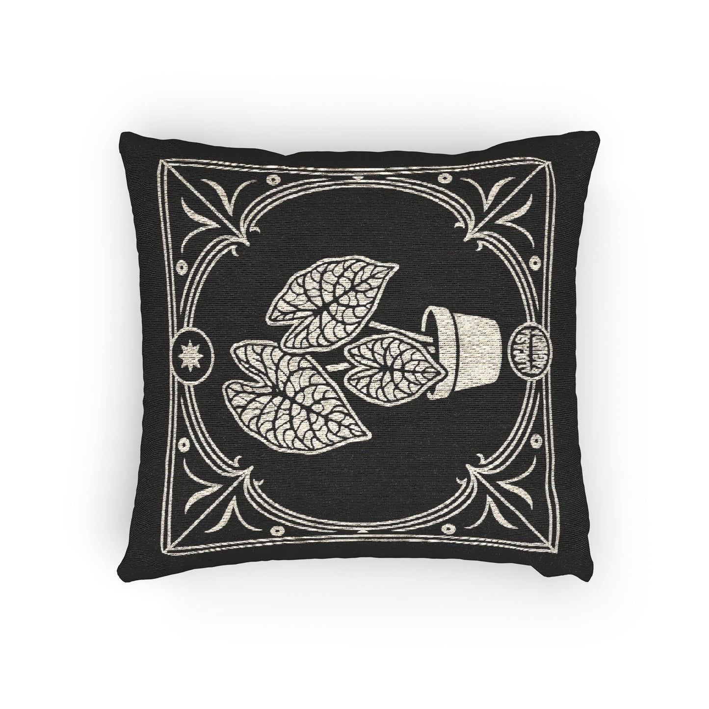 C-28 Dragon Scale Alocasia Woven Pillow
