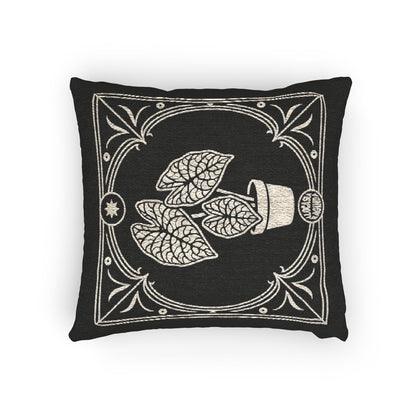 C-28 Dragon Scale Alocasia Woven Pillow