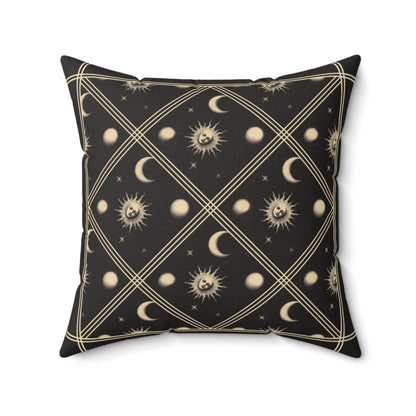 C-32 Celestial Pattern Faux Suede