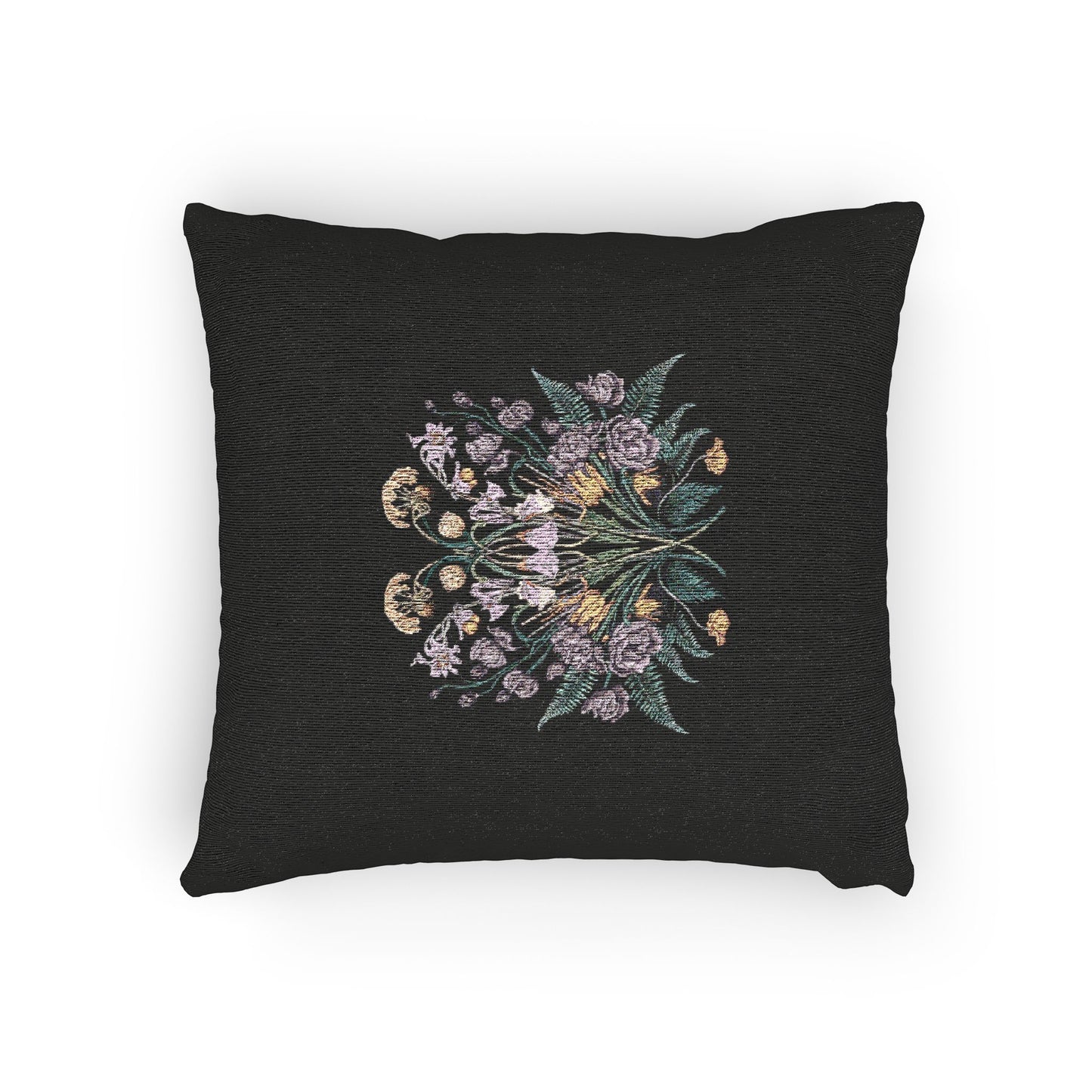 C-1 Pink Floral Woven Pillow