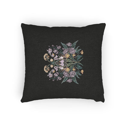 C-1 Pink Floral Woven Pillow