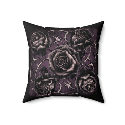 C-6 Roses & Spines Faux Suede