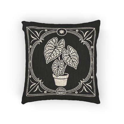 C-28 Dragon Scale Alocasia Woven Pillow