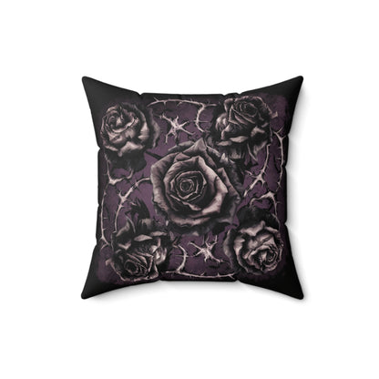 C-6 Roses & Spines Faux Suede