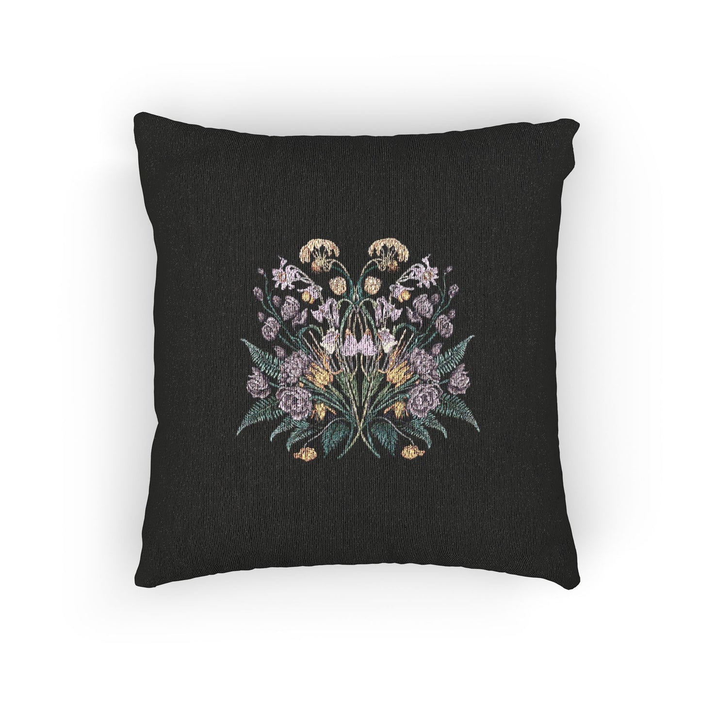 C-1 Pink Floral Woven Pillow