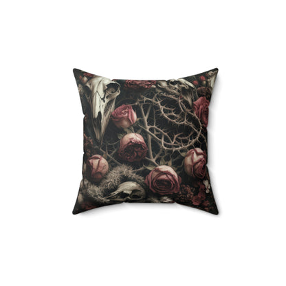 C-8 Roses & Bones Faux Suede