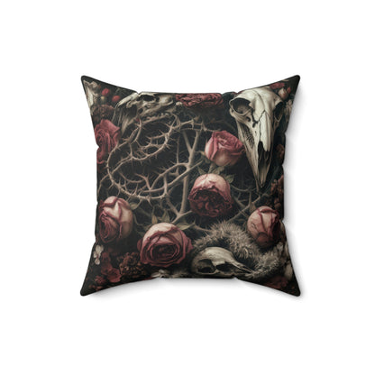 C-8 Roses & Bones Faux Suede