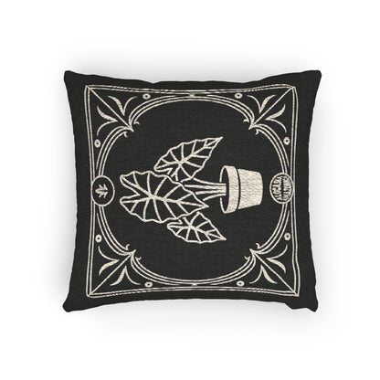 C-26 Alocasia Amazonica Woven Pillow