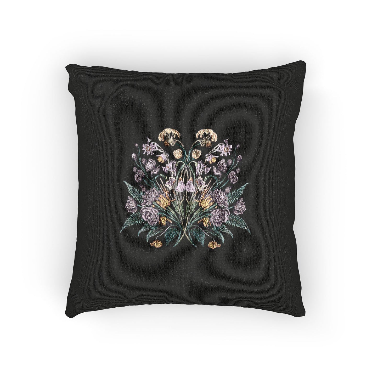C-1 Pink Floral Woven Pillow