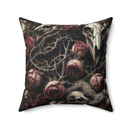 C-8 Roses & Bones Faux Suede