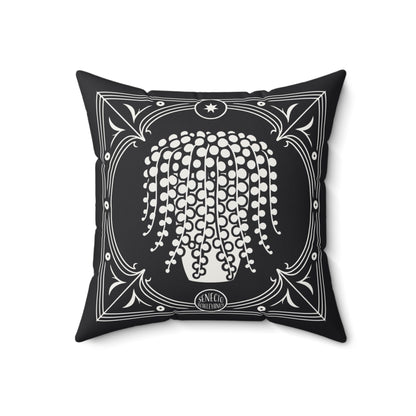 C-24 String Of Pearls Faux Suede