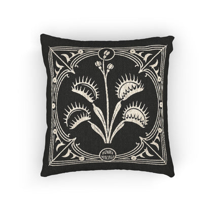 C-18 carnivorous plant Woven Pillow