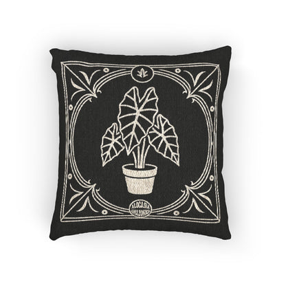 C-26 Alocasia Amazonica Woven Pillow