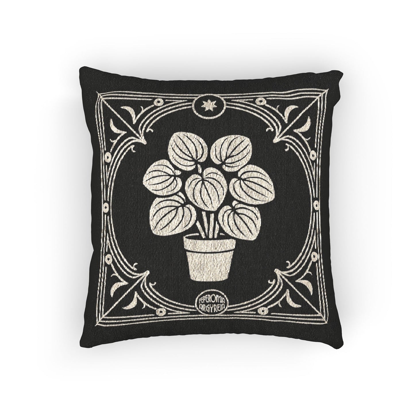 C-21 Peperomia Woven Pillow
