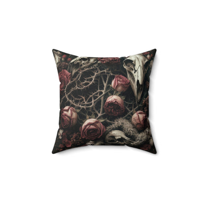 C-8 Roses & Bones Faux Suede